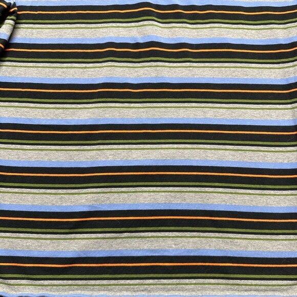 Untouched World Men’s Striped Cotton Tee Shirt Large New Zealand Crewneck - Picture 5 of 5